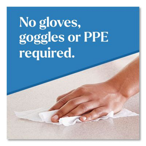 CloroxPro EcoClean Disinfecting Wipes, 1-Ply, 8 x 7, Unscented, White, 75 Count (60605EA)