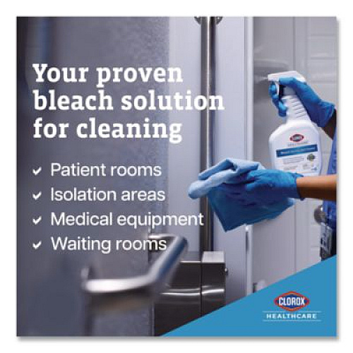 Clorox Healthcare Bleach Germicidal Cleaner, 128 oz Refill Bottle (68978EA)