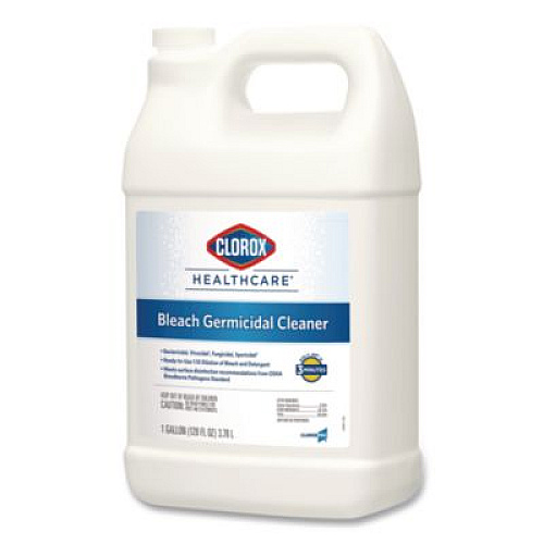 Clorox Healthcare Bleach Germicidal Cleaner, 128 oz Refill Bottle (68978EA)