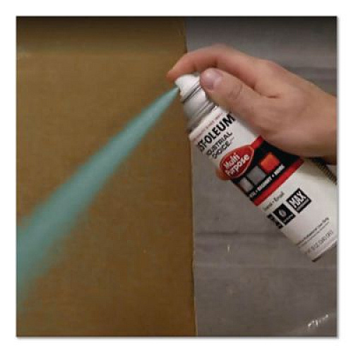 Rust-Oleum Industrial Choice 1600 System Multi-Purpose Enamel Spray Paint, Gloss Green, 12 oz Aerosol Can, 6/Carton (1638830)