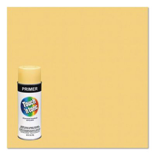 Rust-Oleum Touch'n Tone Spray Paint, Gloss Yellow, 10 oz Aerosol Can, 6/Carton (55272830)