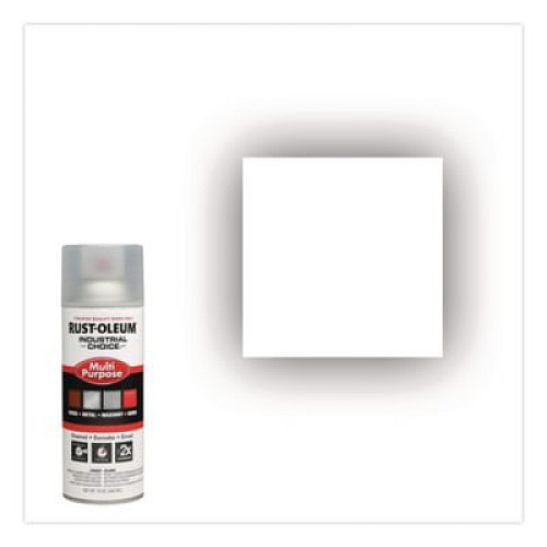 Rust-Oleum Industrial Choice 1600 System Multi-Purpose Enamel Spray Paint, Gloss Crystal Clear, 12 oz Aerosol Can, 6/Carton (1610830)