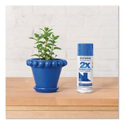 Rust-Oleum Painter's Touch 2X Ultra Cover Spray Paint, Gloss Deep Blue, 12 oz Aerosol Can, 6/Carton (334032)
