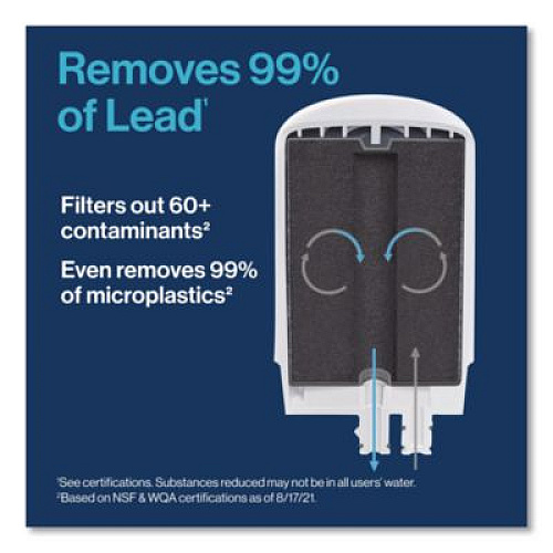 Brita On Tap Faucet Water Filter System Replacement Filters, Faucet Filter, White (36309)