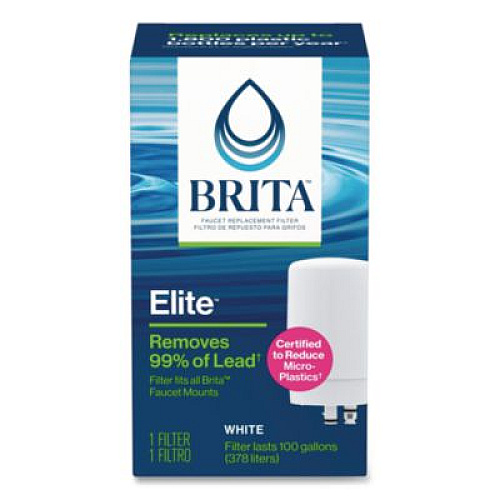 Brita On Tap Faucet Water Filter System Replacement Filters, Faucet Filter, White (36309)