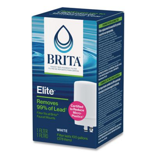 Brita On Tap Faucet Water Filter System Replacement Filters, Faucet Filter, White (36309)