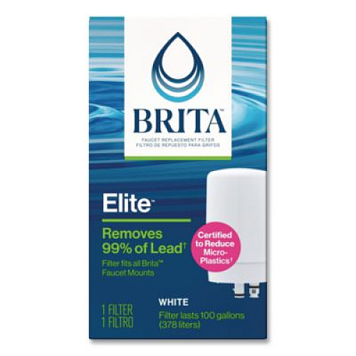 Brita On Tap Faucet Water Filter System Replacement Filters, Faucet Filter, White (36309)