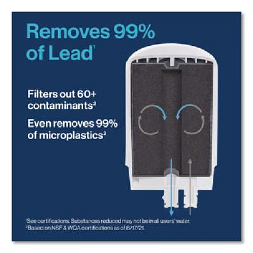 Brita Water Faucet Mount Filtration System with 1 Elite Advanced Replacement Filter, White (42201)