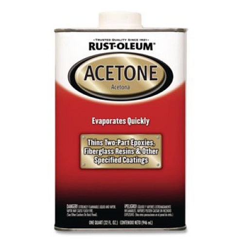 Rust-Oleum Acetone, 1 qt Can, 4/Carton (248667)