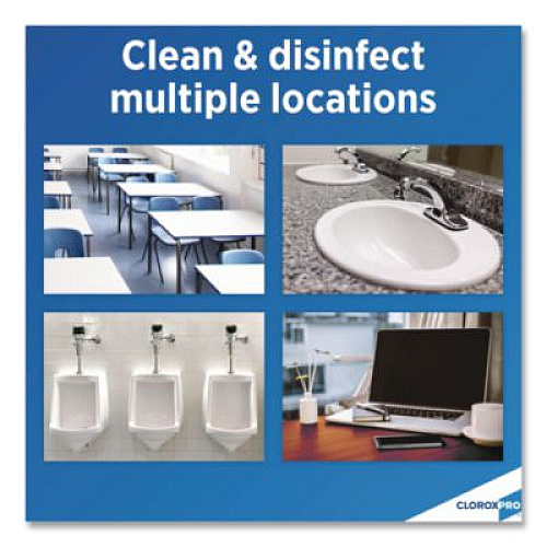 CloroxPro Clean-Up Disinfectant Cleaner with Bleach, 32 oz Smart Tube Spray, 9/Carton (35417CT)