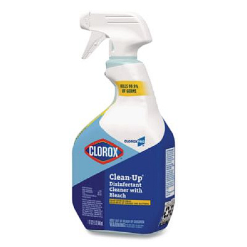 CloroxPro Clean-Up Disinfectant Cleaner with Bleach, 32 oz Smart Tube Spray (35417EA)