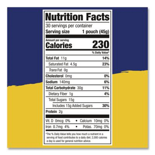 Keebler Mini Cookie Snack Packs, Chocolate Chip/M and Ms, 1.6 oz. Pouch, 30 Pouches/Carton (20900466)