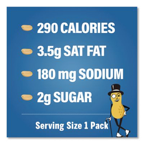 Planters Salted Peanuts, 1.75 oz Pack, 18 Packs/Box (20900627)
