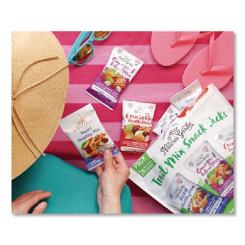 Nature's Garden Healthy Trail Mix Snack Packs, 1.2 oz Pouch, 24 Pouches/Carton (29400003)