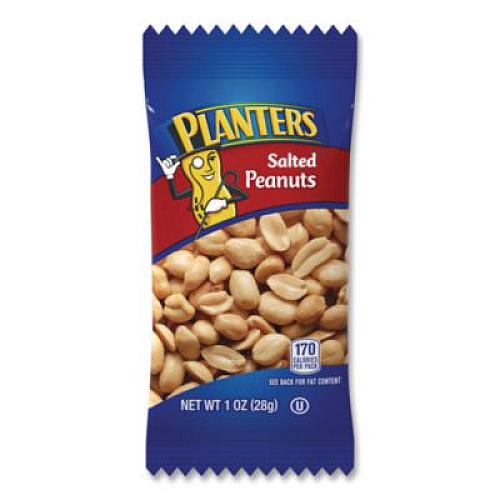 Planters Salted Peanuts, 1 oz Pack, 48/Box (22000760)