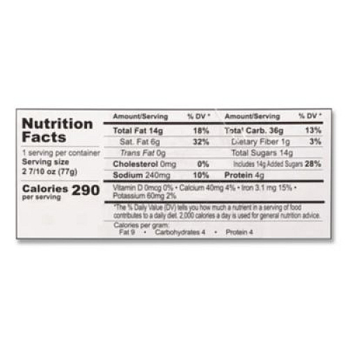 Golden Dough Foods Meyer Lemon Glazed Donut, Lemon, 2.7 oz Individually Wrapped, 7 Donuts/Carton (30700396)