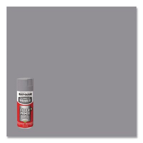 Rust-Oleum Automotive High Heat Enamel Spray Paint, Flat Gray Filler Primer, 11 oz Aerosol Can, 6/Carton (249279)