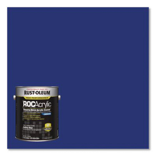 Rust-Oleum High Performance 3800 System DTM Acrylic Enamel Paint, Gloss Safety Blue, 1 gal Bucket/Pail, 2/Carton (314209)