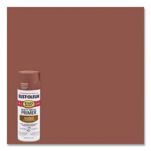 Rust-Oleum Stops Rust Spray Paint, Flat Rusty Metal, 12 oz Aerosol Can, 6/Carton (7769830)