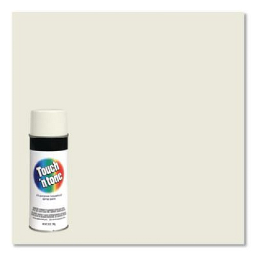 Rust-Oleum Touch'n Tone Spray Paint, Gloss White, 10 oz Aerosol Can, 6/Carton (55274830)