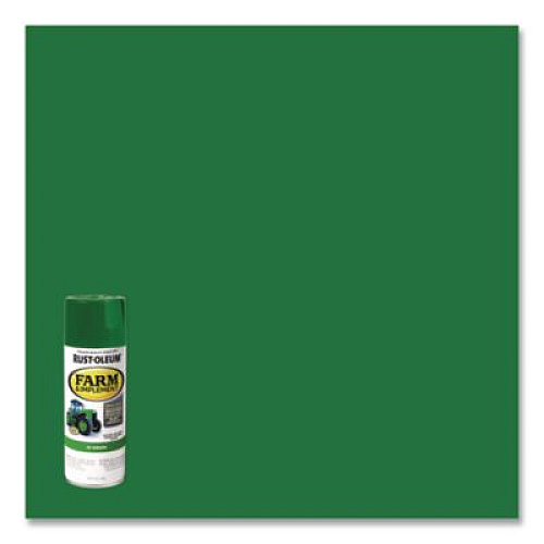 Rust-Oleum Specialty Farm and Implement Spray Paint, Gloss John Deere Green, 12 oz Aerosol Can, 6/Carton (280124)