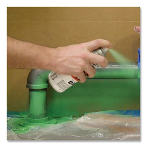 Rust-Oleum Industrial Choice RB1600 System Epoxy Spray, Gloss Green Rebar, 12 oz Aerosol Can, 6/Carton (261937)