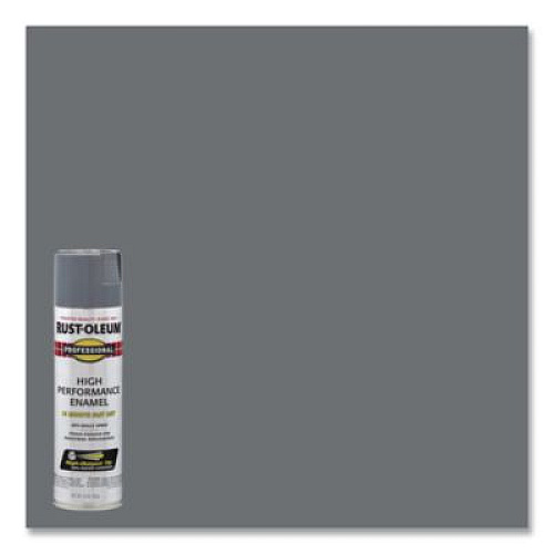 Rust-Oleum Professional Spray Paint, Gloss Dark Machine Gray, 15 oz Aerosol Can, 6/Carton (7587838CT)