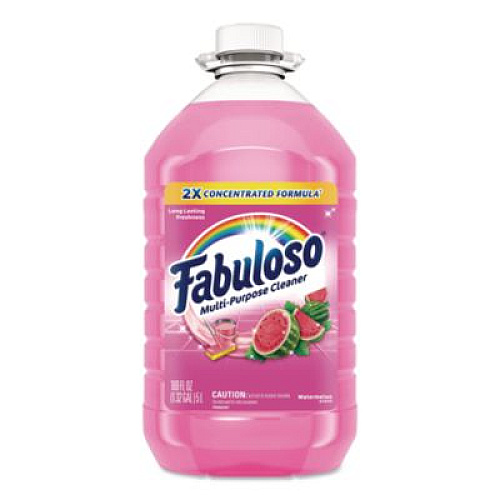 Fabuloso Multi-Use Cleaner, Watermelon Scent, 128 oz Bottle, 3/Carton (61051624)