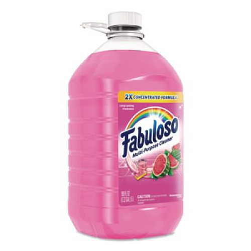 Fabuloso Multi-Use Cleaner, Watermelon Scent, 128 oz Bottle, 3/Carton (61051624)