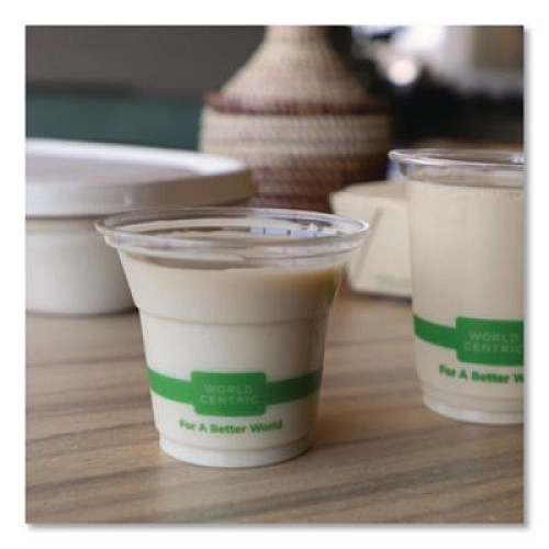 World Centric PLA Clear Cold Cups, 5 oz, Plastic, Clear, 2,000/Carton (CPCS5)
