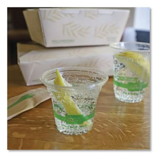 World Centric PLA Clear Cold Cups, 5 oz, Plastic, Clear, 2,000/Carton (CPCS5)