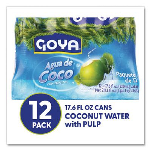Goya Coconut Water, Coconut, 17 oz Bottle, 12/Carton (22002657)