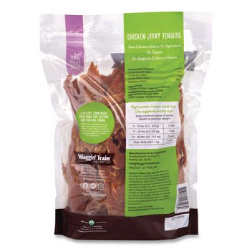 Waggin Train Chicken Jerky Tenders, Chicken, 36 oz Bag (22002664)