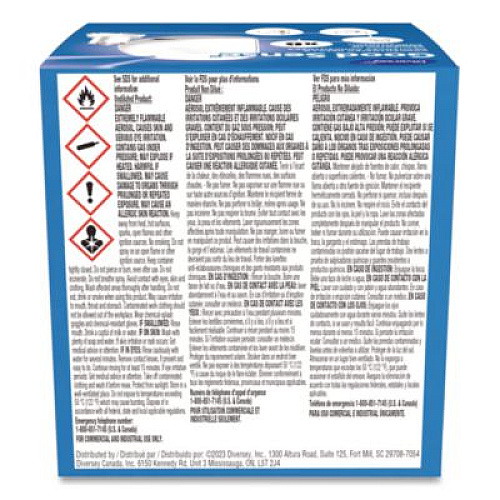 Diversey Good Sense Automatic Spray System, Fresh Scent, Yellow, 0.67 oz Cartridge, 12/Carton (101109644)