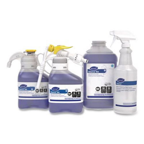 Diversey Glance NA Glass and Multi-Surface Cleaner SC, Unscented, 1.4 L SmartDose, 2/Carton (101106662)