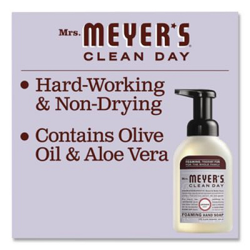 Mrs. Meyer's Clean Day Foaming Hand Soap, Lavender Scent, 10 oz, 4/Carton (379557)
