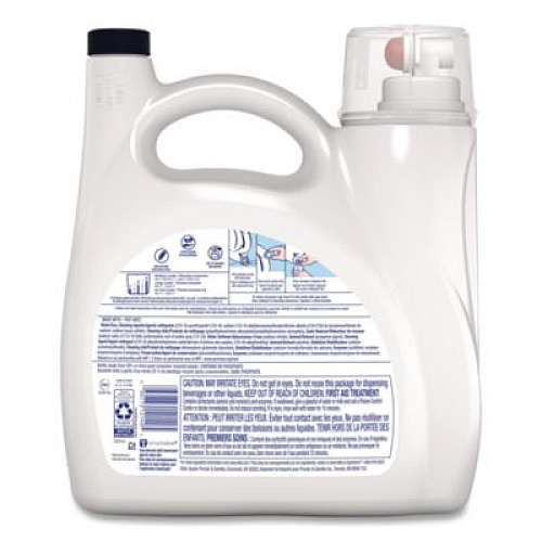 Tide Free and Gentle Liquid Laundry Detergent, HE Compatible, 100 Loads, 132 oz Bottle, 4/Carton (12140)