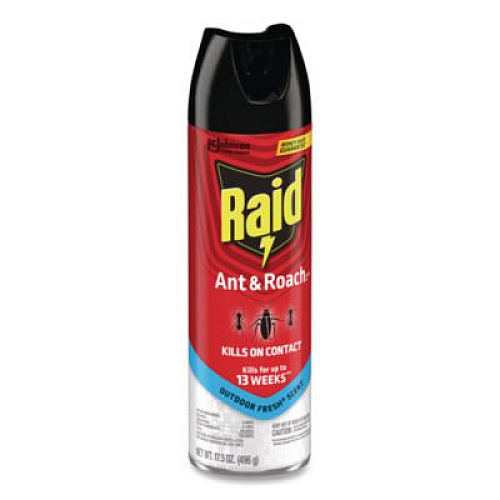 Raid Ant and Roach Killer, 17.5 oz Aerosol Spray, Outdoor Fresh (366000)