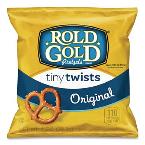 Rold Gold Tiny Twists Pretzels, 1 oz Bag, 88/Carton (32430)