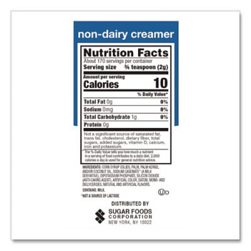 N'Joy Non-Dairy Coffee Creamer, Original, 12 oz Canister (90780)