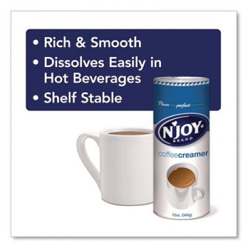 N'Joy Non-Dairy Coffee Creamer, Original, 12 oz Canister (90780)