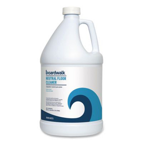 Boardwalk Neutral Floor Cleaner, Lemon Scent, 1 gal Bottle, 4/Carton (4855)
