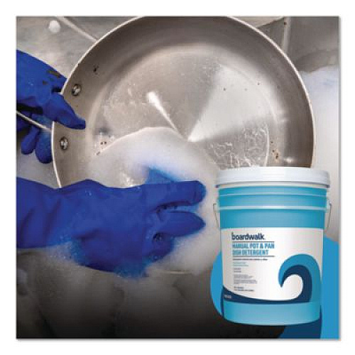 Boardwalk Manual Pot and Pan Dish Detergent, Fresh Breeze Scent, 5 gal Pail (4858)