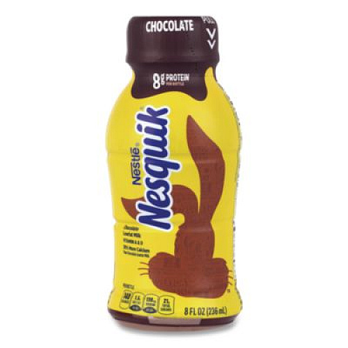 Nestl Nesquik Chocolate Lowfat Milk, 8 oz Bottle,  15/Carton (22002681)