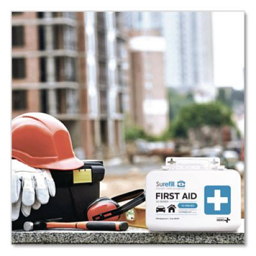 SUREFILL 10 Series First Aid Kit, 72 Pieces, Metal Case (AK10T)