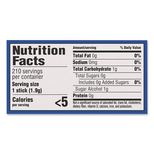 Trident Sugar-Free Gum, Original Mint, 14 Sticks/Pack, 15 Packs/Carton (22002639)