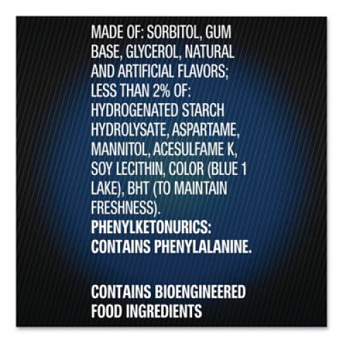 Wrigley's 5 Gum, Peppermint Cobalt, 15 Sticks/Pack, 10 Packs/Carton (22002640)