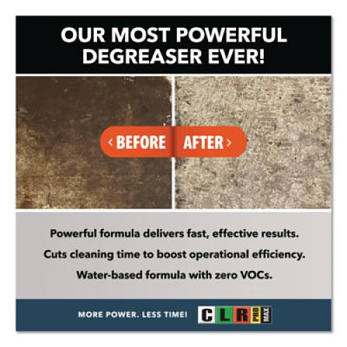 CLR PRO MAX Industrial Degreaser, 1 gal Jug, 4/Carton (DGR4PROMCT)