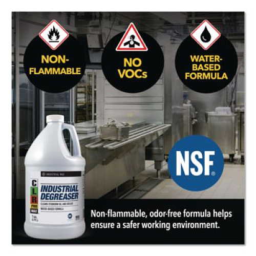 CLR PRO MAX Industrial Degreaser, 1 gal Jug, 4/Carton (DGR4PROMCT)