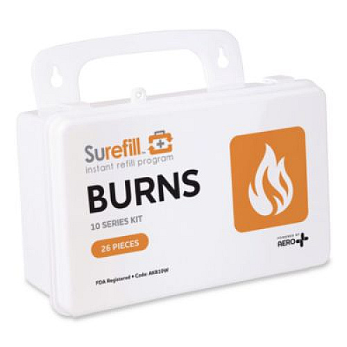 SUREFILL 10 Series Burn Kit, 26 Pieces, Plastic Case (AKB10W)